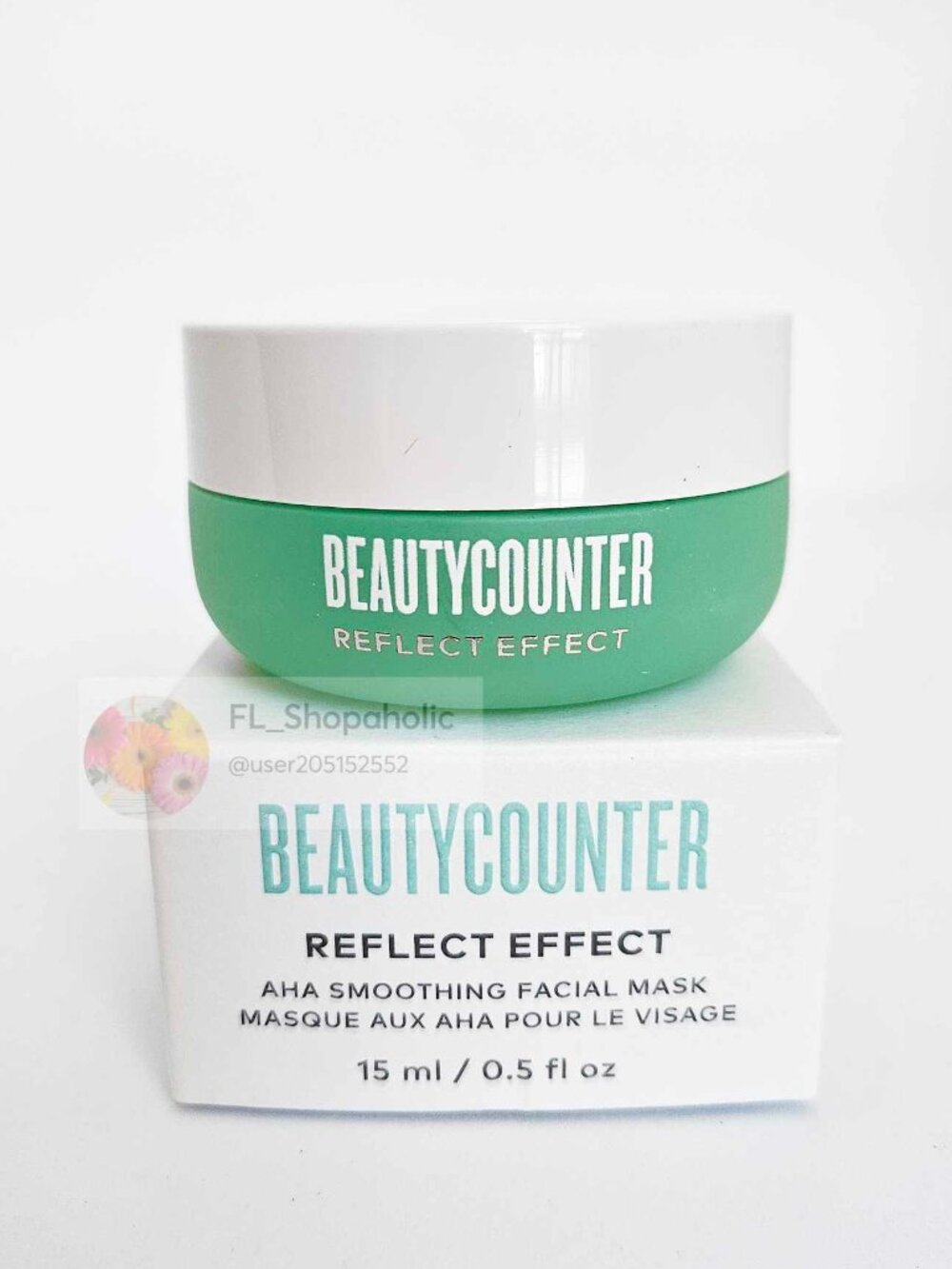 *Beautycounter* MINI Reflect Effect AHA Exfoliating Facial Mask (0.5oz) - NEW!